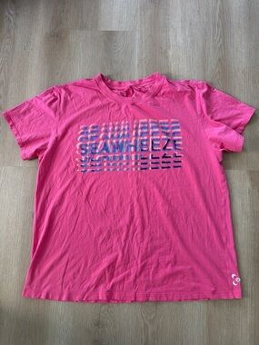 lululemon Pink Seawheeze Graphic Short Sleeve Tee